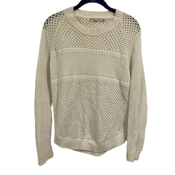 Prana Kokomo Lightweight White‎ Sweater Size S - Picture 1 of 8